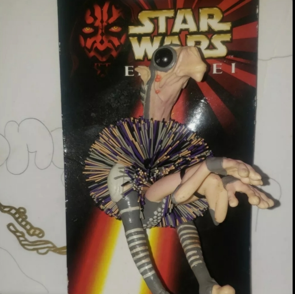 1999 STARWARS EP.1 SEBULBA KOOSH FIGURE